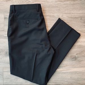 BR Dark Grey Slim Fit Suit Pant